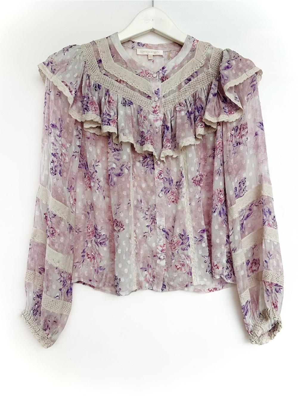 LoveShackFancy SILK Blouse